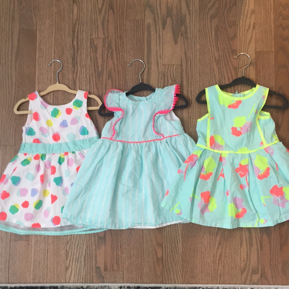 BUNDLE Set of 3 18 month dresses. NWOT